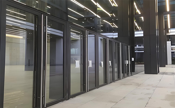 西安玻璃地弹门